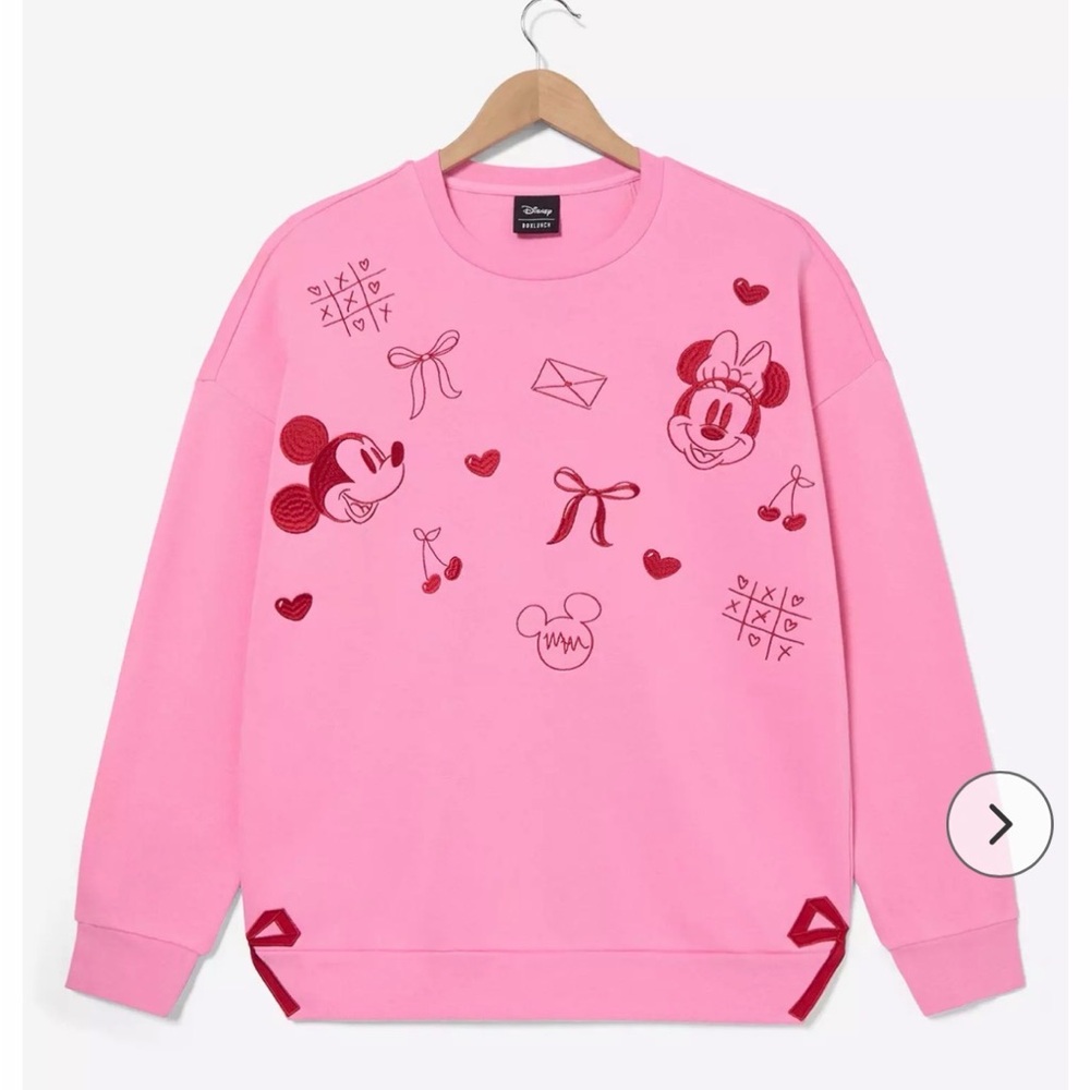 Disney Pink Women's Sweater with Mickey Mouse Design